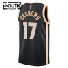 Camiseta Niños Atlanta Hawks Onyeka Okongwu 2025-26 Nike City Edition Negro Swingman